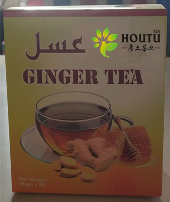 תה נמס דבש ג'ינג'ר תה אבקת לימון